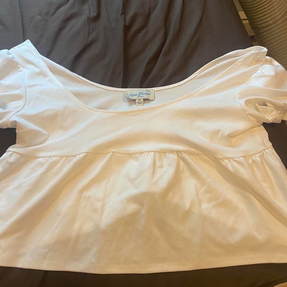 PacSun White Crop Top